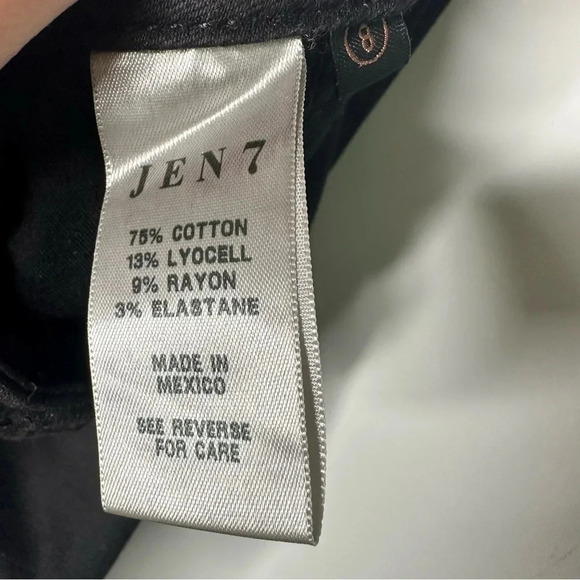 Jen7 by 7 For All Mankind Black Trouser Jeans Size 9 - Picture 8 of 8